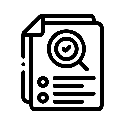 List Research Icon